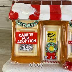 Department 56 Peanuts Peppermint Patty's Pet Palace Christmas Village With Box