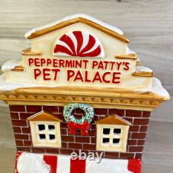 Department 56 Peanuts Peppermint Patty's Pet Palace Christmas Village With Box