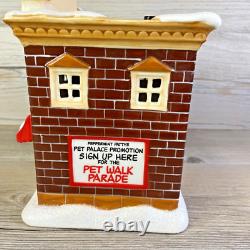 Department 56 Peanuts Peppermint Patty's Pet Palace Christmas Village With Box