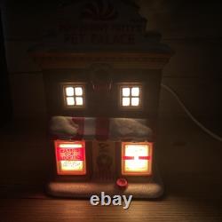 Department 56 Peanuts Peppermint Patty's Pet Palace Christmas Village With Box