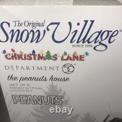 Department 56 Peanuts Village The Peanuts House 6007629 NIB