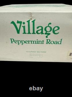Department 56 Peppermint Road 12 Curved Section Christmas Village #52667
