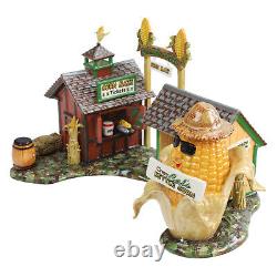 Department 56 Rolling Acres Corn Maze Fall Snow Village Retired, #805506