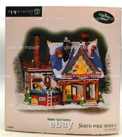 Department 56 Rubber Duck Factory North Pole Series Lighted Building 799920