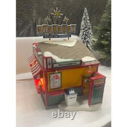 Department 56 STARDUST DRIVE IN REFRESHMENT STAND & THEATER Bundle