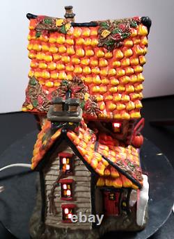 Department 56 SWEET TRAPPINGS COTTAGE Halloween Witch's Candy House (Lit) NEW