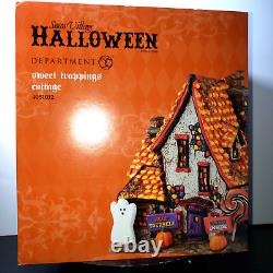 Department 56 SWEET TRAPPINGS COTTAGE Halloween Witch's Candy House (Lit) NEW