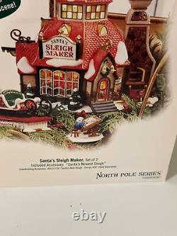 Department 56 Santa's Sleigh Maker Collectors' Edition North Pole Series MIB
