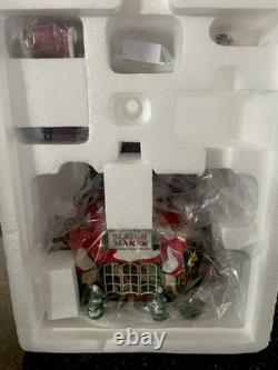 Department 56 Santa's Sleigh Maker Lighted Interior Scene with Santas New Sleigh