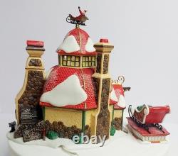 Department 56 Santa's Sleigh Maker (Set of 2) 2006 #56950 RETIRED Tested Works