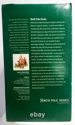 Department 56 Santa's Sleigh Maker (Set of 2) 2006 #56950 RETIRED Tested Works