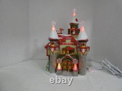 Department 56 Santa's Snowflake Palace #6005430 Tested Works Perfectly