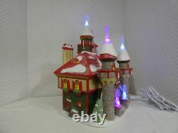 Department 56 Santa's Snowflake Palace #6005430 Tested Works Perfectly