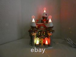 Department 56 Santa's Snowflake Palace #6005430 Tested Works Perfectly