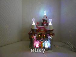 Department 56 Santa's Snowflake Palace #6005430 Tested Works Perfectly