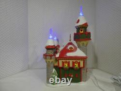Department 56 Santa's Snowflake Palace #6005430 Tested Works Perfectly