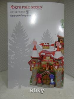 Department 56 Santa's Snowflake Palace #6005430 Tested Works Perfectly