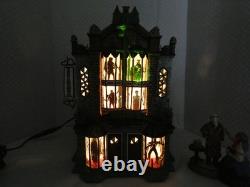 Department 56 Set Zelda's Wax Museum and Madame Zelda. Snow Village Halloween