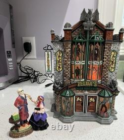 Department 56 Set Zelda's Wax Museum and Madame Zelda. Snow Village Halloween