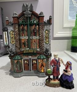 Department 56 Set Zelda's Wax Museum and Madame Zelda. Snow Village Halloween
