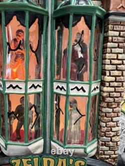 Department 56 Set Zelda's Wax Museum and Madame Zelda. Snow Village Halloween