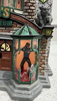 Department 56 Set Zelda's Wax Museum and Madame Zelda. Snow Village Halloween