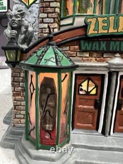 Department 56 Set Zelda's Wax Museum and Madame Zelda. Snow Village Halloween
