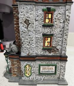 Department 56 Set Zelda's Wax Museum and Madame Zelda. Snow Village Halloween