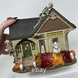 Department 56 Skeleton House D56 Halloween Trick Or Treat Lane READ PARTS