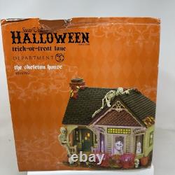 Department 56 Skeleton House D56 Halloween Trick Or Treat Lane READ PARTS
