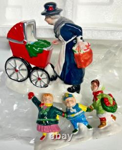 Department 56 Snow Village Accessories Lot of 10 Different Boxes, Includes Taxis