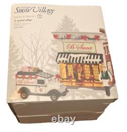 Department 56 Snow Village B Sweet Shop Lighted Building