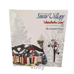 Department 56 Snow Village CHRISTMAS LANE THE ORNAMENT HOUSE 4036562 Retired