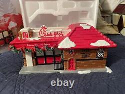 Department 56 Snow Village Chic-fil-a Building Retired