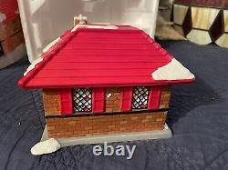 Department 56 Snow Village Chic-fil-a Building Retired