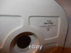 Department 56 Snow Village Easter Chocolate Bunny Factory Ceramic House 2004
