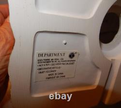 Department 56 Snow Village Easter Chocolate Bunny Factory Ceramic House 2004