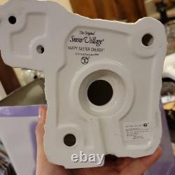 Department 56 Snow Village Easter Church House Porcelain 2003 Removable Banners