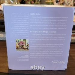 Department 56 Snow Village Easter Egg Painting Studio Illuminated House 2005