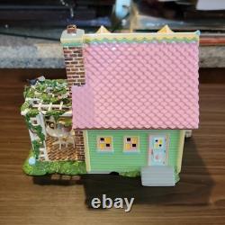 Department 56 Snow Village Easter Egg Painting Studio Illuminated House 2005