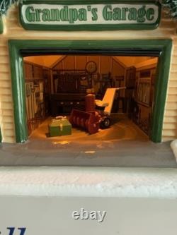 Department 56 Snow Village `Grandpa's Garage`