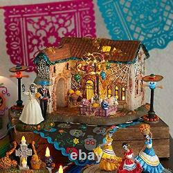 Department 56 Snow Village Halloween Day of The Dead House Lit Building 6003161