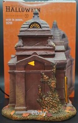 Department 56 Snow Village Halloween Rest in Peace 2021 Crypt Building 6009848