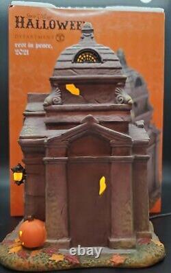 Department 56 Snow Village Halloween Rest in Peace 2021 Crypt Building 6009848