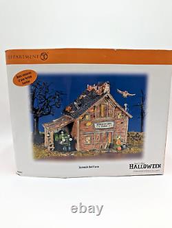 Department 56 Snow Village Halloween Screech Owl Farm 2008 #804443 See descript