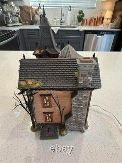 Department 56 Snow Village Halloween Victorian House Multicolor Illuminated