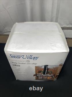 Department 56 Snow Village Harley Davidson #4020216 Light Up Building Motorcycle
