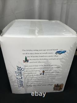 Department 56 Snow Village Harley Davidson #4020216 Light Up Building Motorcycle