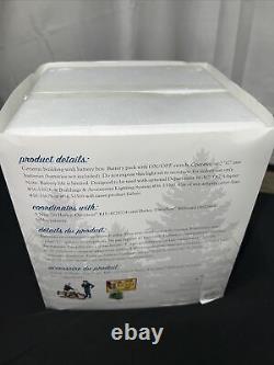 Department 56 Snow Village Harley Davidson #4020216 Light Up Building Motorcycle