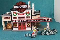 Department 56 Snow Village Harley-Davidson Manufacturing Set of 3 #54948